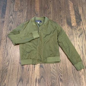 🌿Olive green bomber jacket 🌿